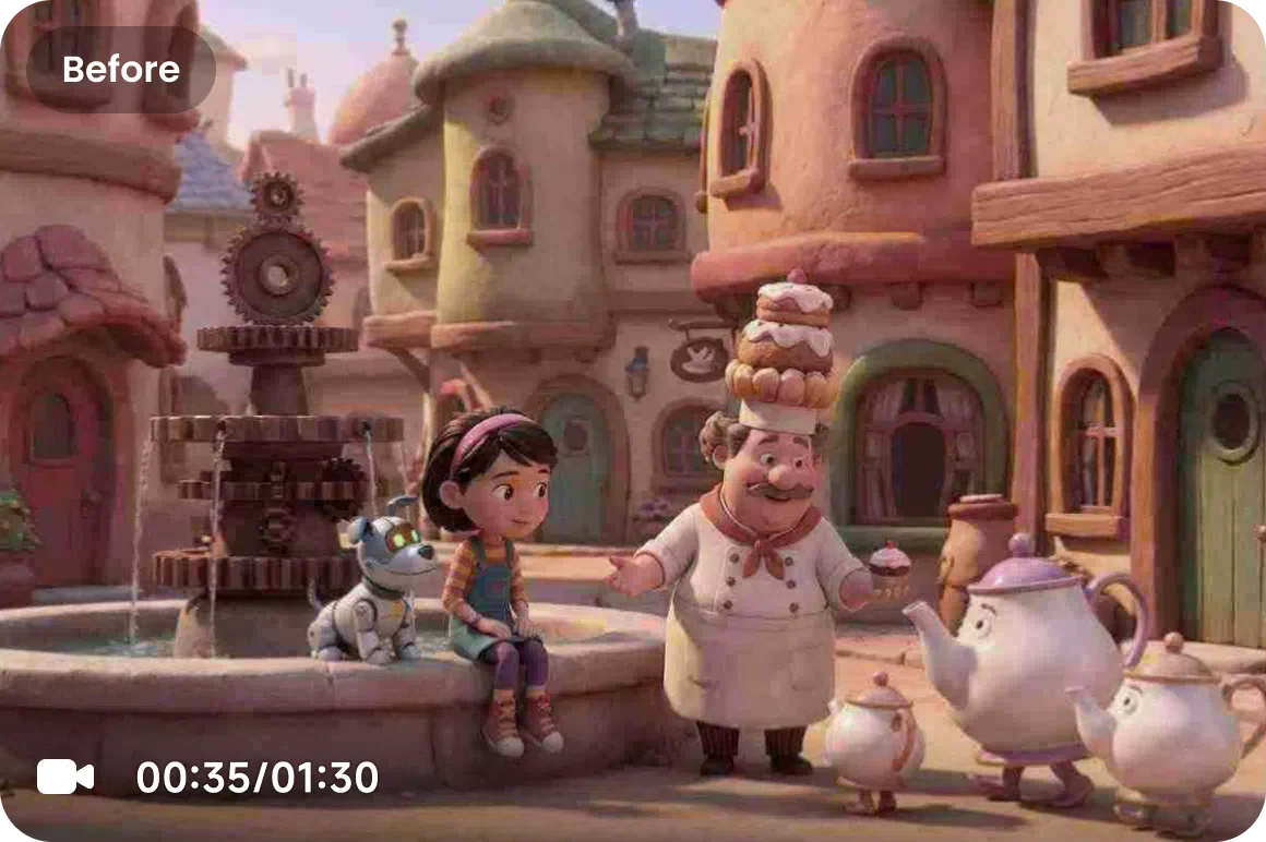 Anime & Animation Mode — AI Video Enhancer for Animated Content (before)